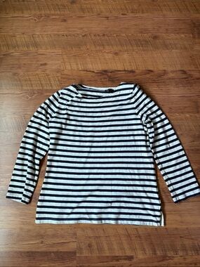 J. Crew boatneck 3/4 sleeve tee